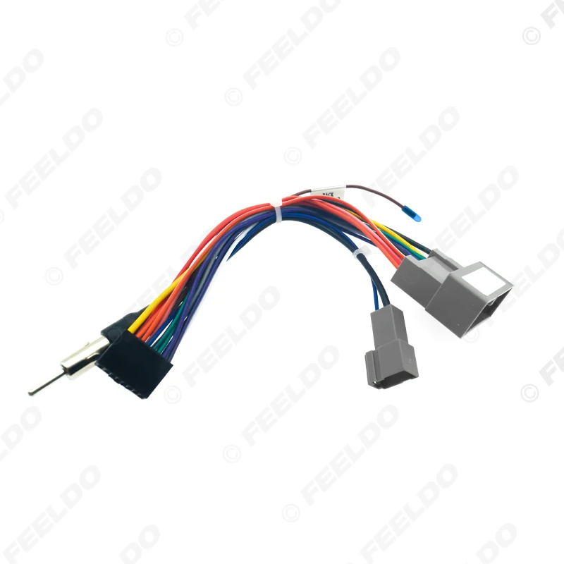 FEELDO автомобильный медиаплеер Navi Радио провод с SWC для Honda 14-17 Fit City Greiz аудио кабель