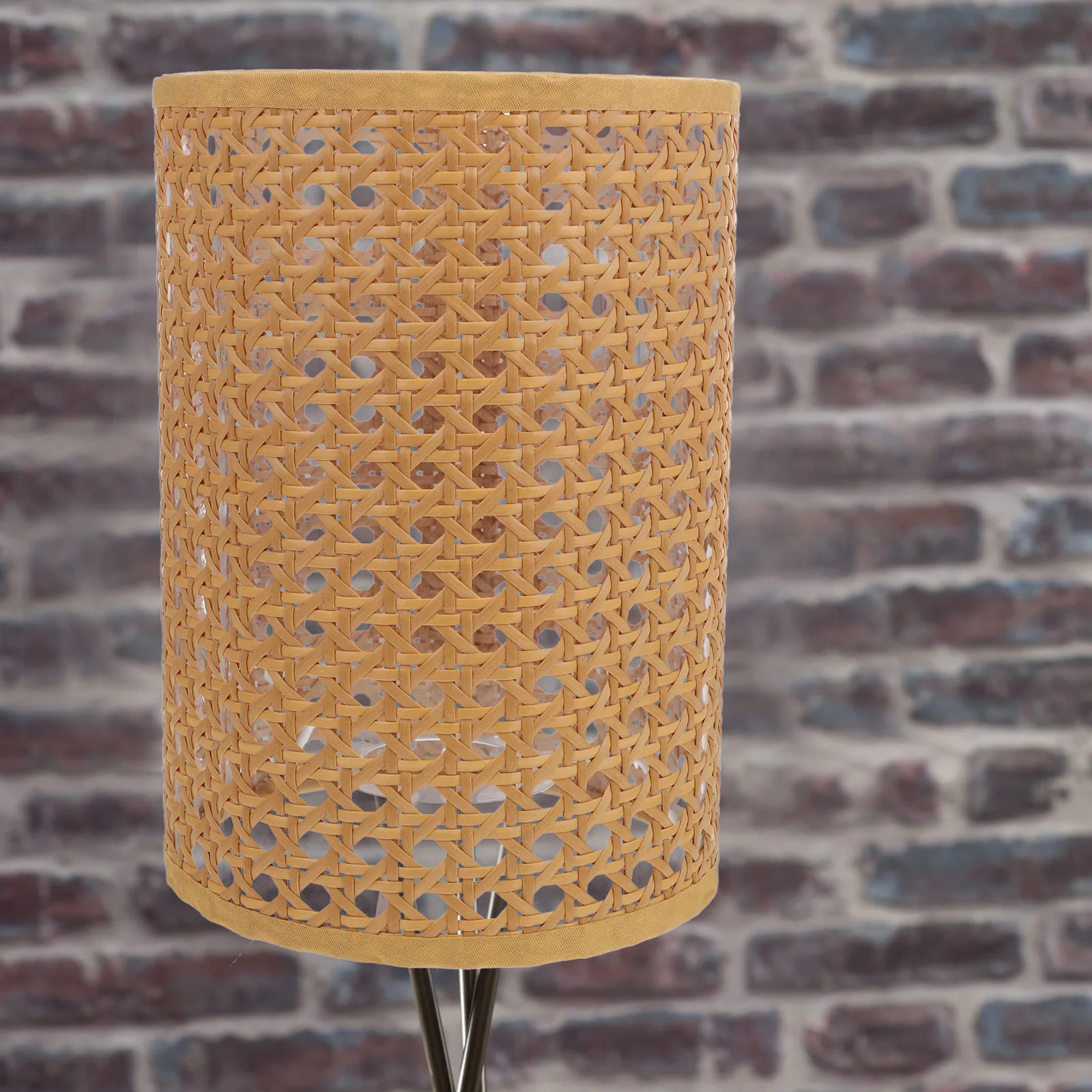 

Woven Lampshade Pendant Lamp Shade Rattan Chandelier Shade for Hotel Farmhouse(E27/E14)