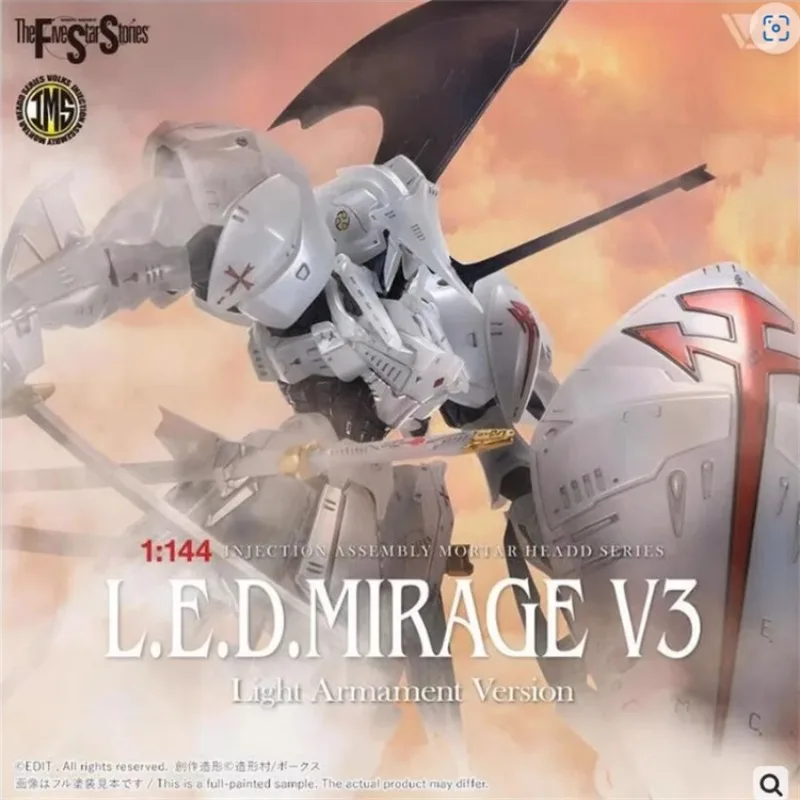В наличии Original VOLKS IMS 1/144 THE FIVE STAR STORIES L.E.D. Модель для сборки игрушек Mirage V3