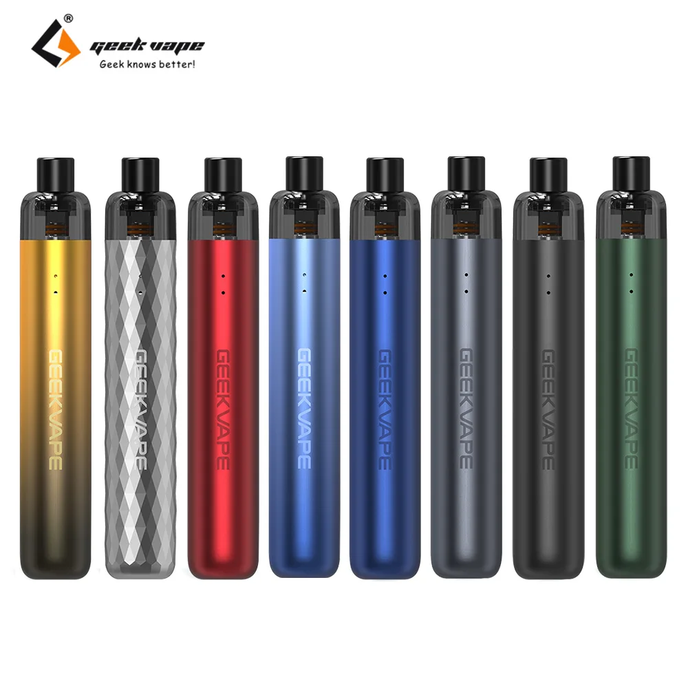

Оригинальный комплект для вейпа Geekvape Wenax SC Pod System, 2 мл, 1100 мАч, с внутренним аккумулятором, катушка серии Geekvape G, электронная сигарета