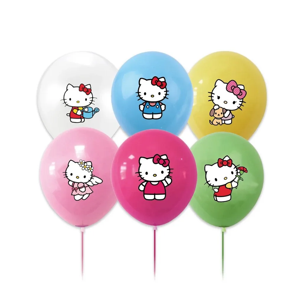 Новинка товары для дня рождения KT Cat Girl одноразовые столовые приборы