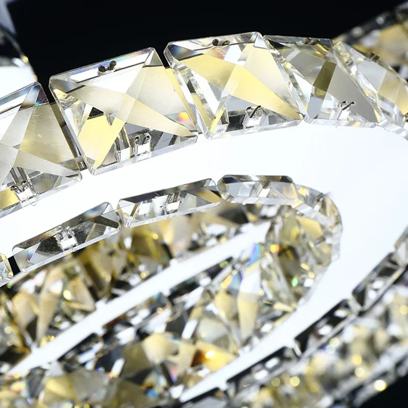 Хрустальные современные светодиодные потолочные светильники для гостиной