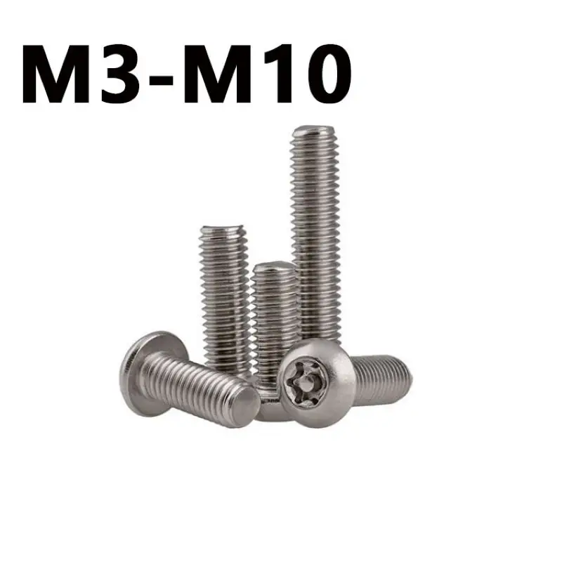 

Винт с круглой головкой, из нержавеющей стали, M3M4M5M6M8M10, 304