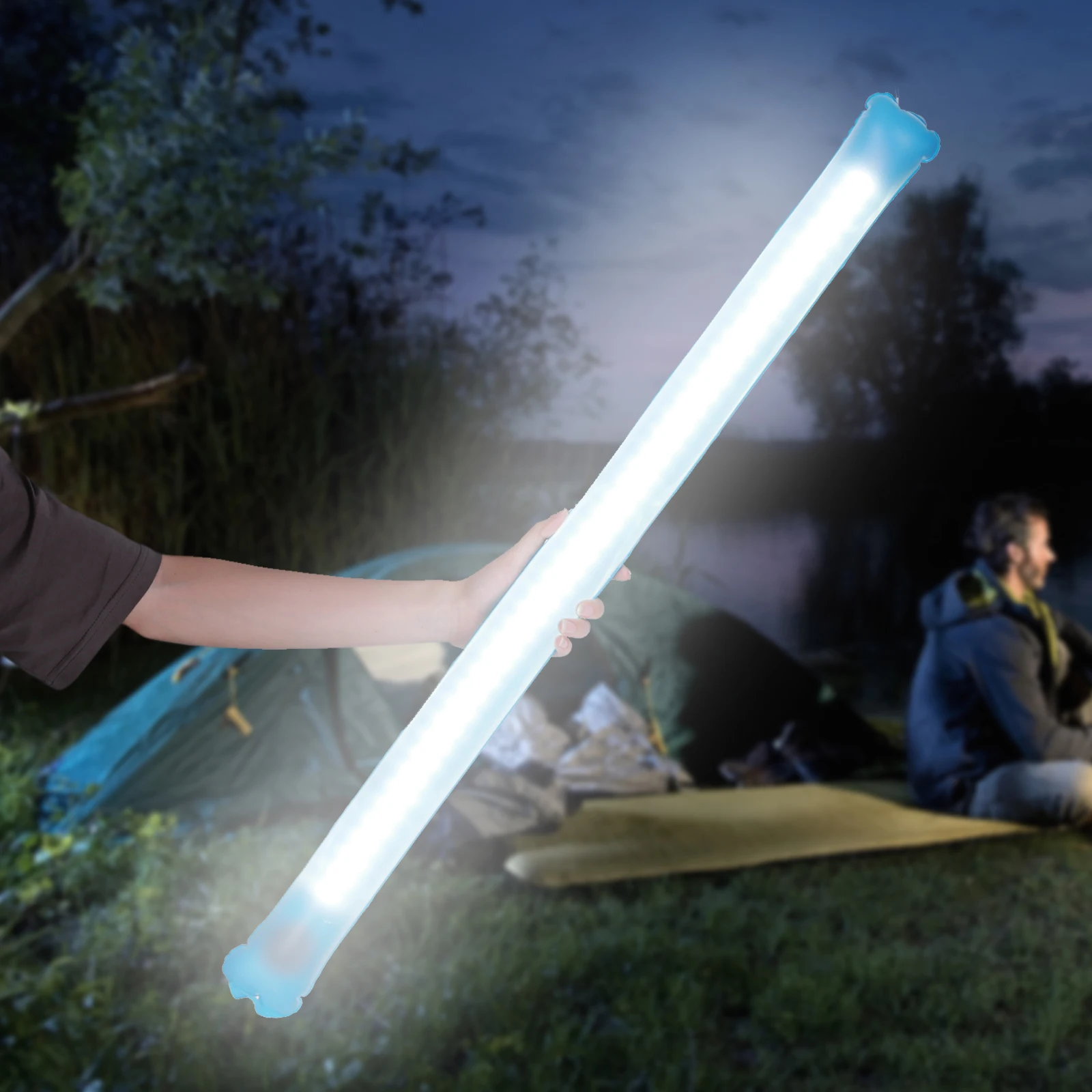 

Надувная лампа для кемпинга, портативная Магнитная подвесная Светодиодная Световая трубка для палатки для кемпинга, походов, альпинизма