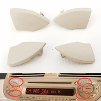 new arrival high quality for fiat 500 radio cd button trim mold cover removal 4pcs durable and practical