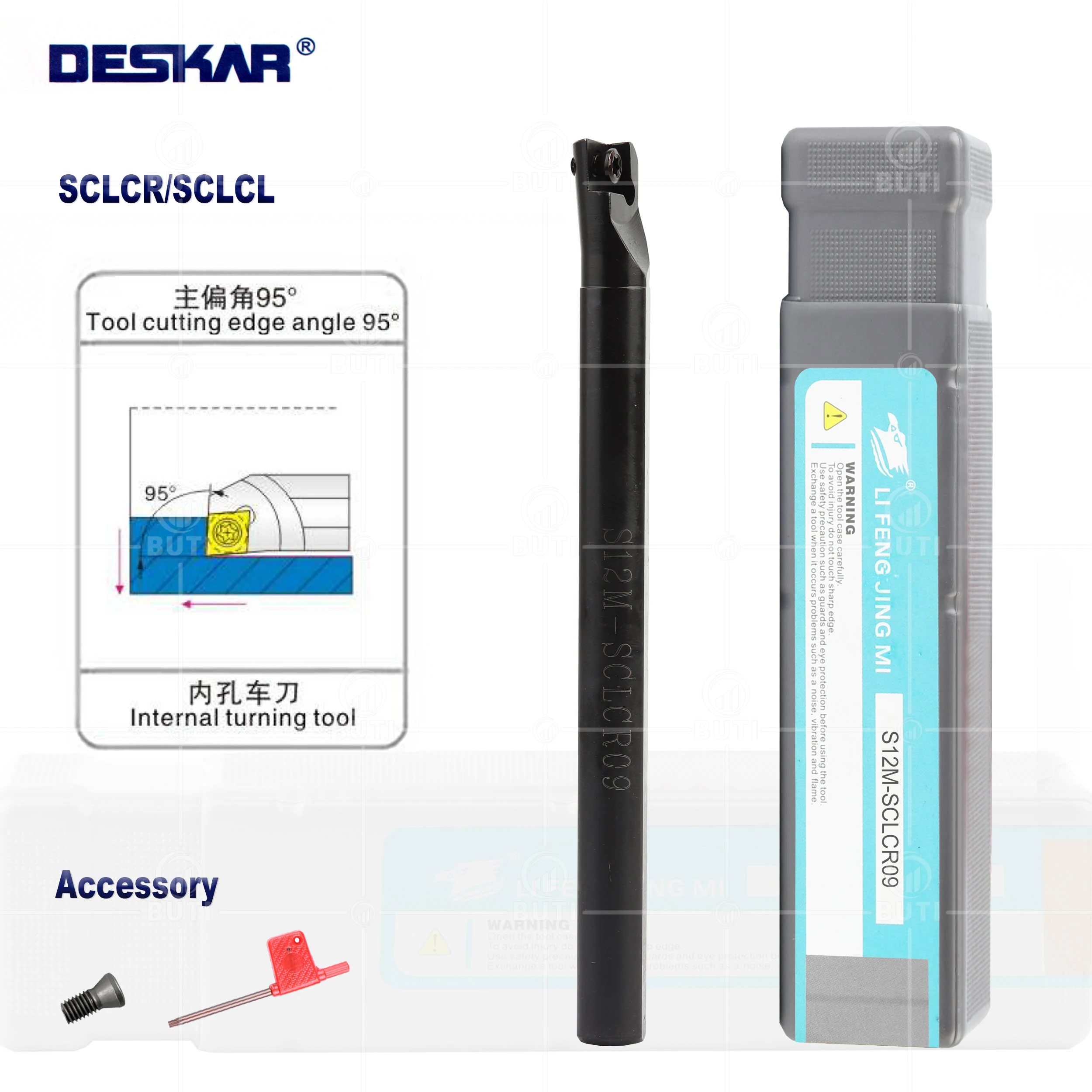 

Держатель инструментов DESKAR SCLCR/L для вставок CCMT