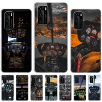 helicopter cockpit instrument case for samsung s21 s20 ultra s21fe cover for galaxy s10 5g s9 s8 plus s10e coque back shell