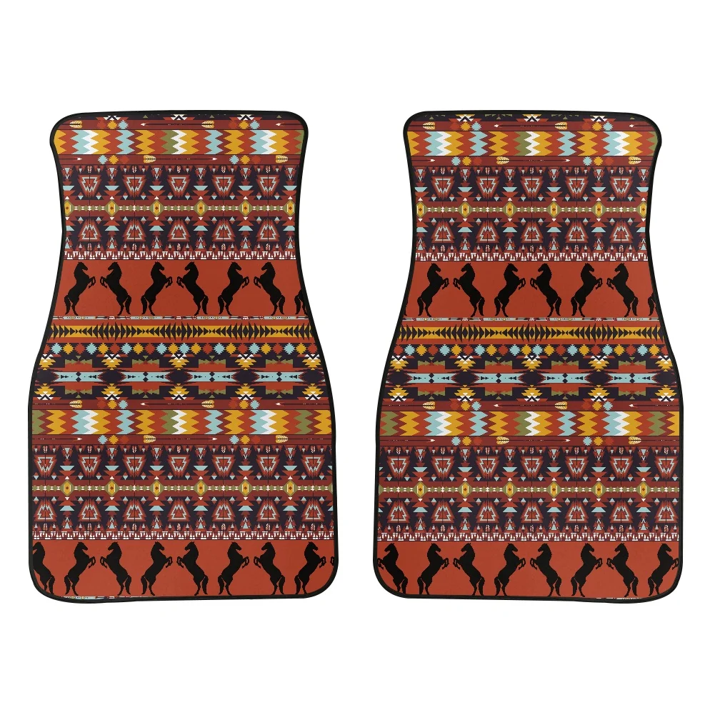 

Автомобильные аксессуары, напольные коврики с принтом в виде индийского племени для автомобиля, защита для погоды, автомобильные защитные ...