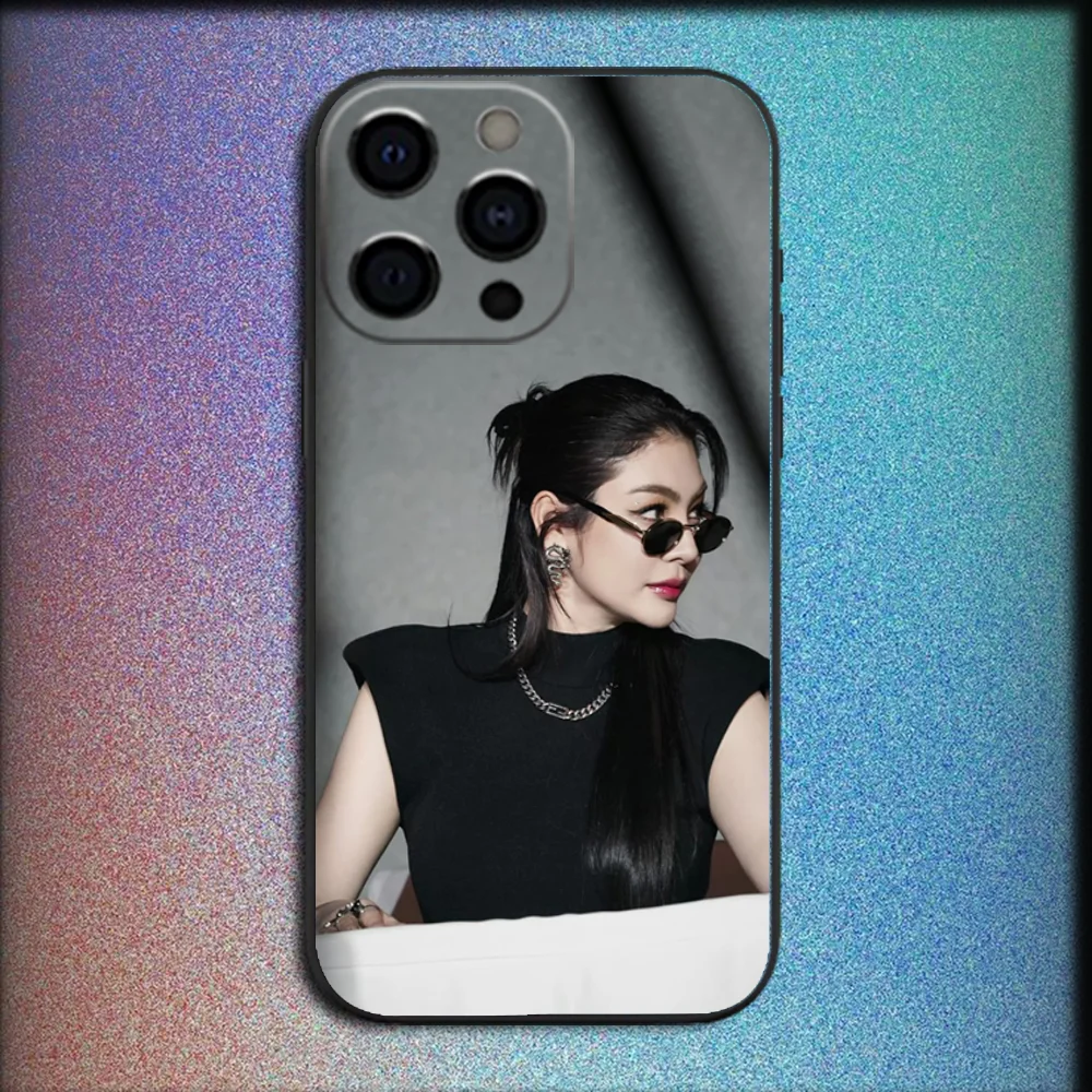 Чехол для телефона P-Peraya Malisorn Faye iPhone 16 15 14 13 12 11 Pro X XS Max XR Plus Mini Soft Black Cover