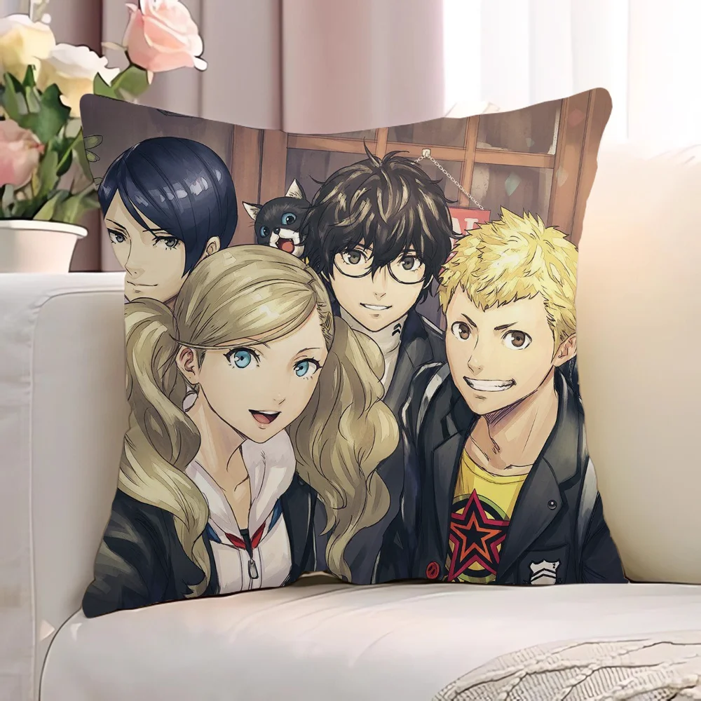 Чехол для подушки P-Persona 5S 40*40 декоративная наволочка подушек Короткие Плюшевые