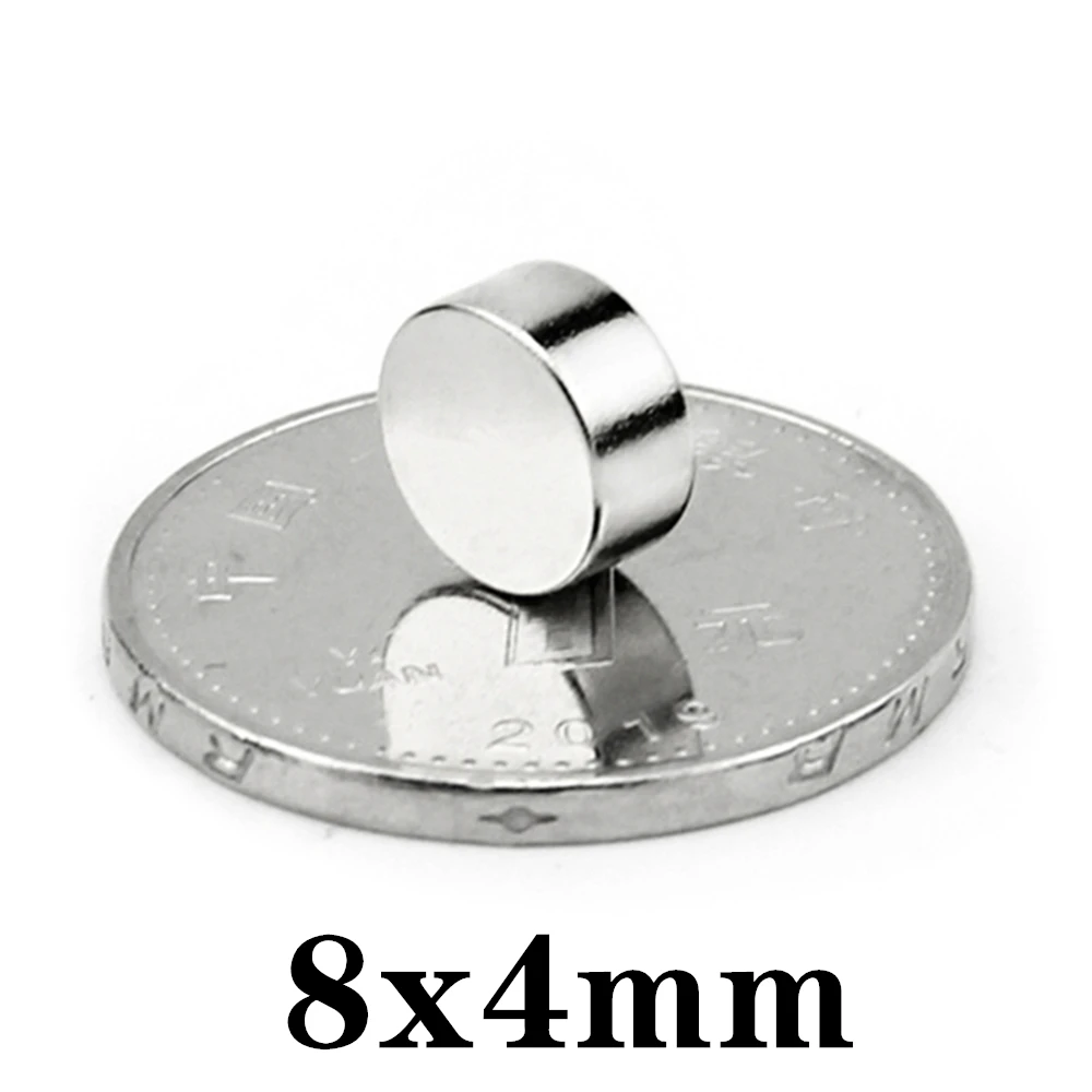 

20-500pcs 8x4mm Magnet Small Round Magnet Strong magnets Rare Earth Neodymium Magnet 8*4mm