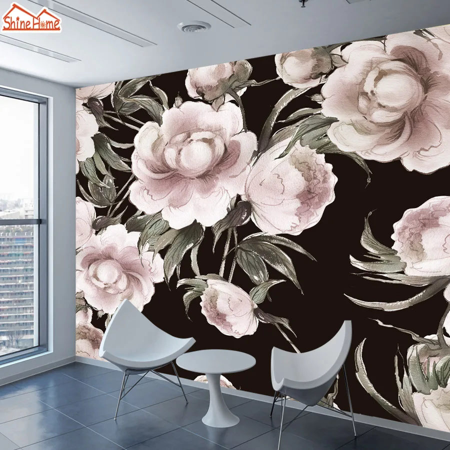 

8d Wallpaper 3d Photo Mural Wallpapers for Living Room Bedroom Contact Wall Paper Papers Home Deor Peel and Stick Floral Murals