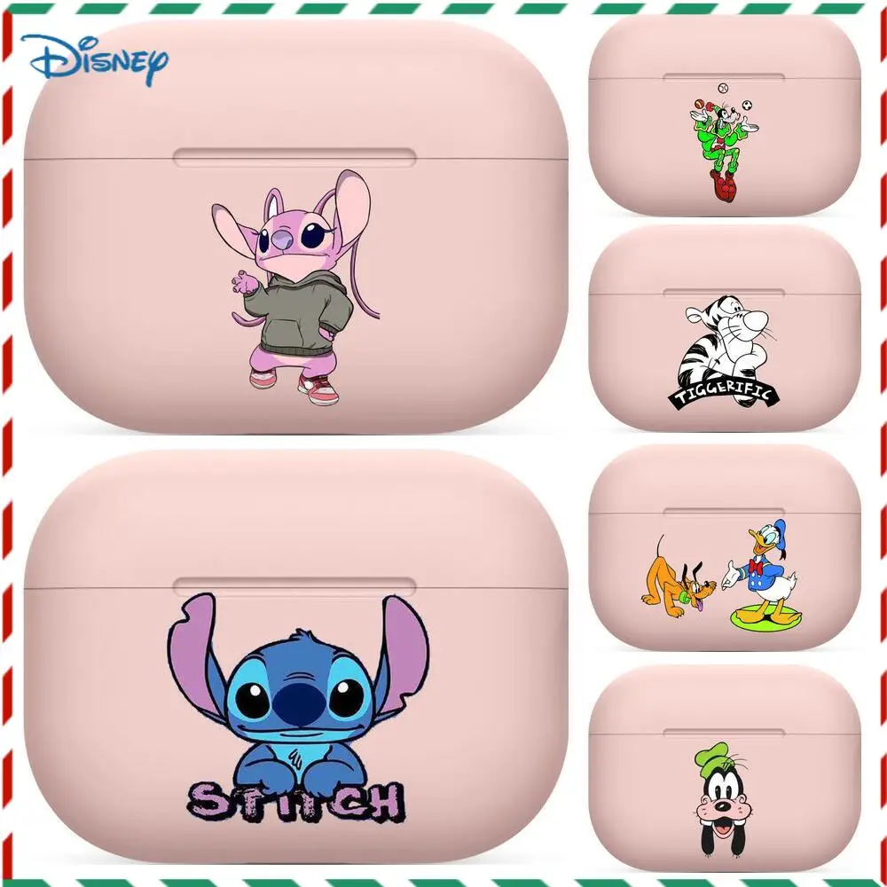 

Disney Stitch Tiger For Airpods 1 2 pro case Protective Bluetooth Wireless Earphone Cover For Air Pods case air pod cases Pink c