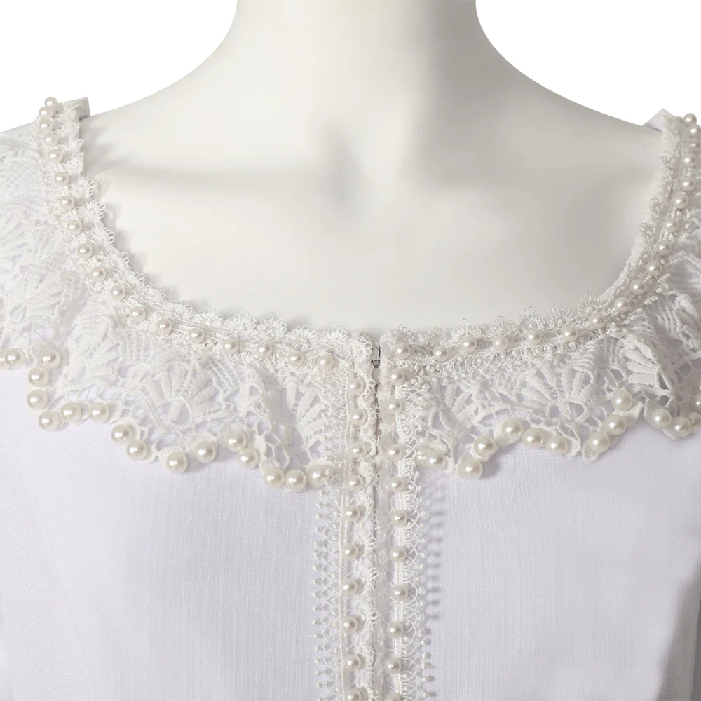 Geralt Ведьмак Цири Косплей Костюм Платье и платок из меха ПОЛНЫЙ КОМПЛЕКТ Хэллоуин