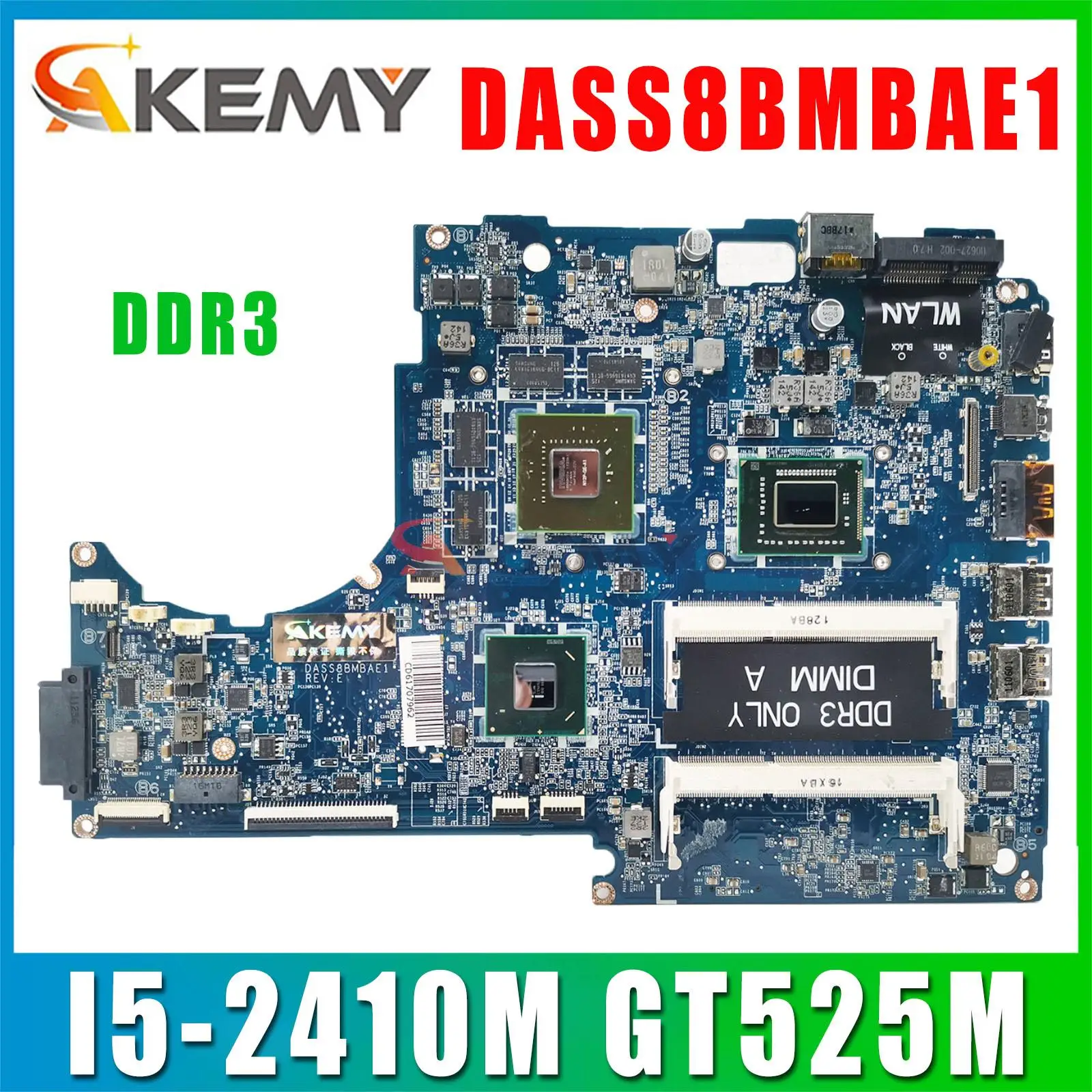 

Материнская плата для ноутбука Dell XPS 15Z L511z H9FHV 0H9FHV CN-0H9FHV DASS8BMBAE1 HM67 DDR3 w i5-2410M GT525M 1G 100% рабочий
