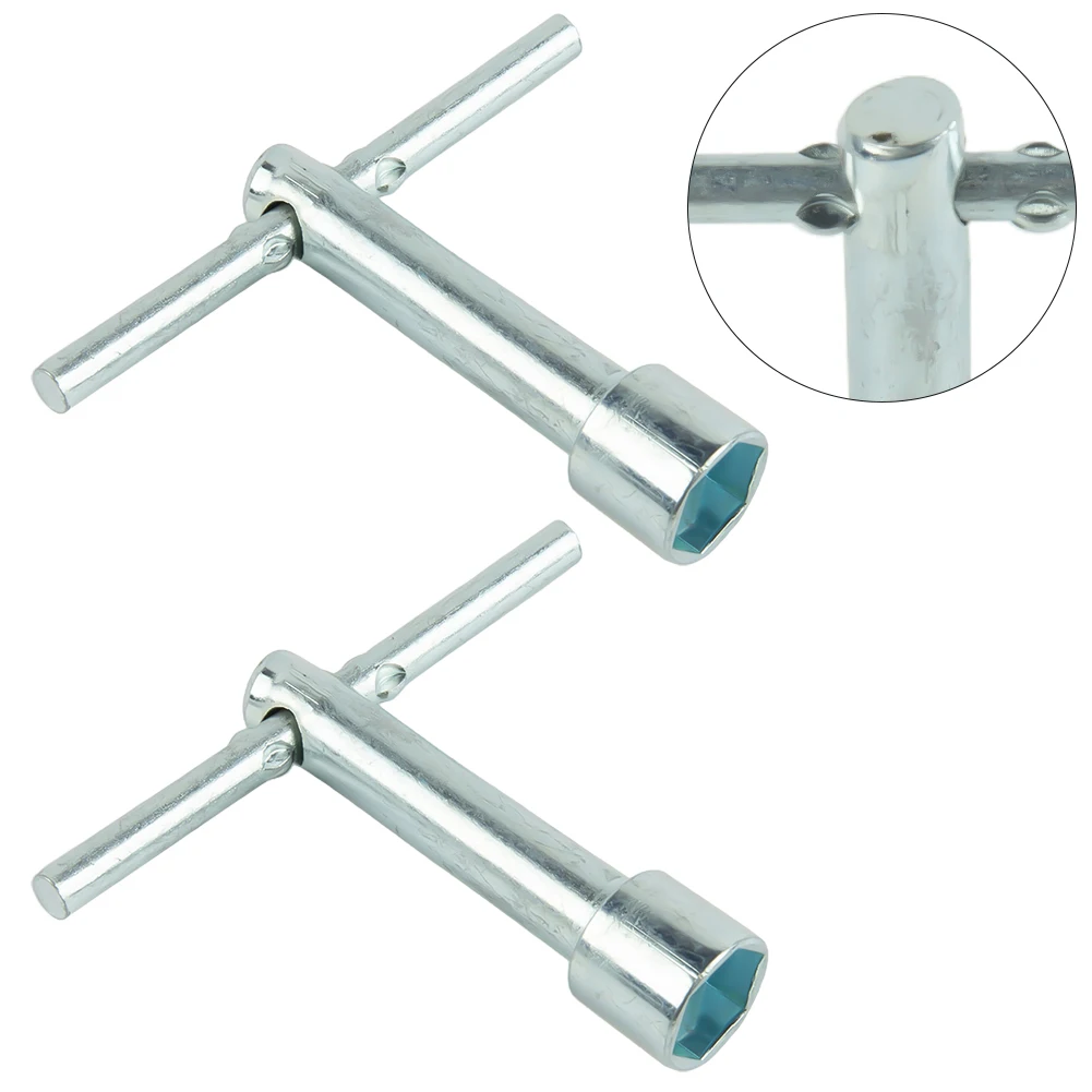 

Торцевой ключ, прочные стальные Т-образные шестигранные гаечные ключи 68 мм, 10 мм, 2 шт.