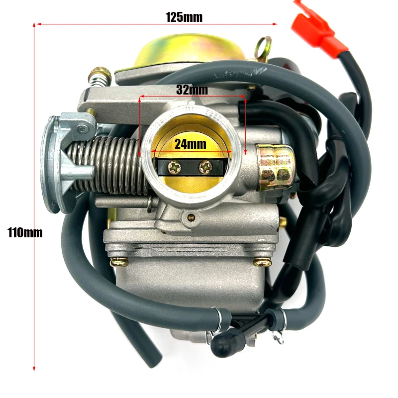 HLMORTO карбюратор для мотоцикла 18 мм PD18J 24 PD24J скутеров 60cc 125cc 150cc 137qma 139qmb 152QMI 157QMJ