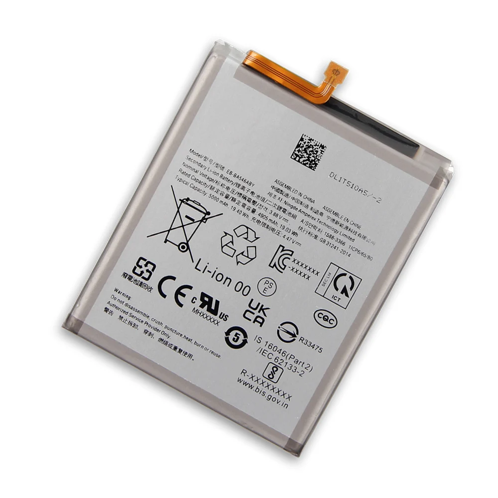 Сменный аккумулятор EB-BA546ABY для Samsung Galaxy A54 5G A34 A346 аккумуляторные батареи 5000 мАч