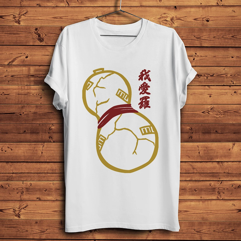 Забавная футболка Gaara с рисунком тыквы ниндзя мужская летняя новая белая