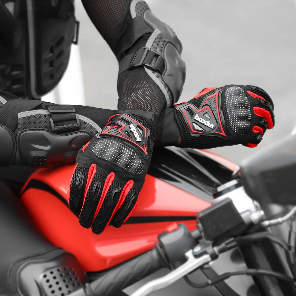 

New Motorcycle Electric Car Racing Riding Gloves Off-road Men's and Women's Breathable Anti-fall Can Wholesale Gloves Motor Bike