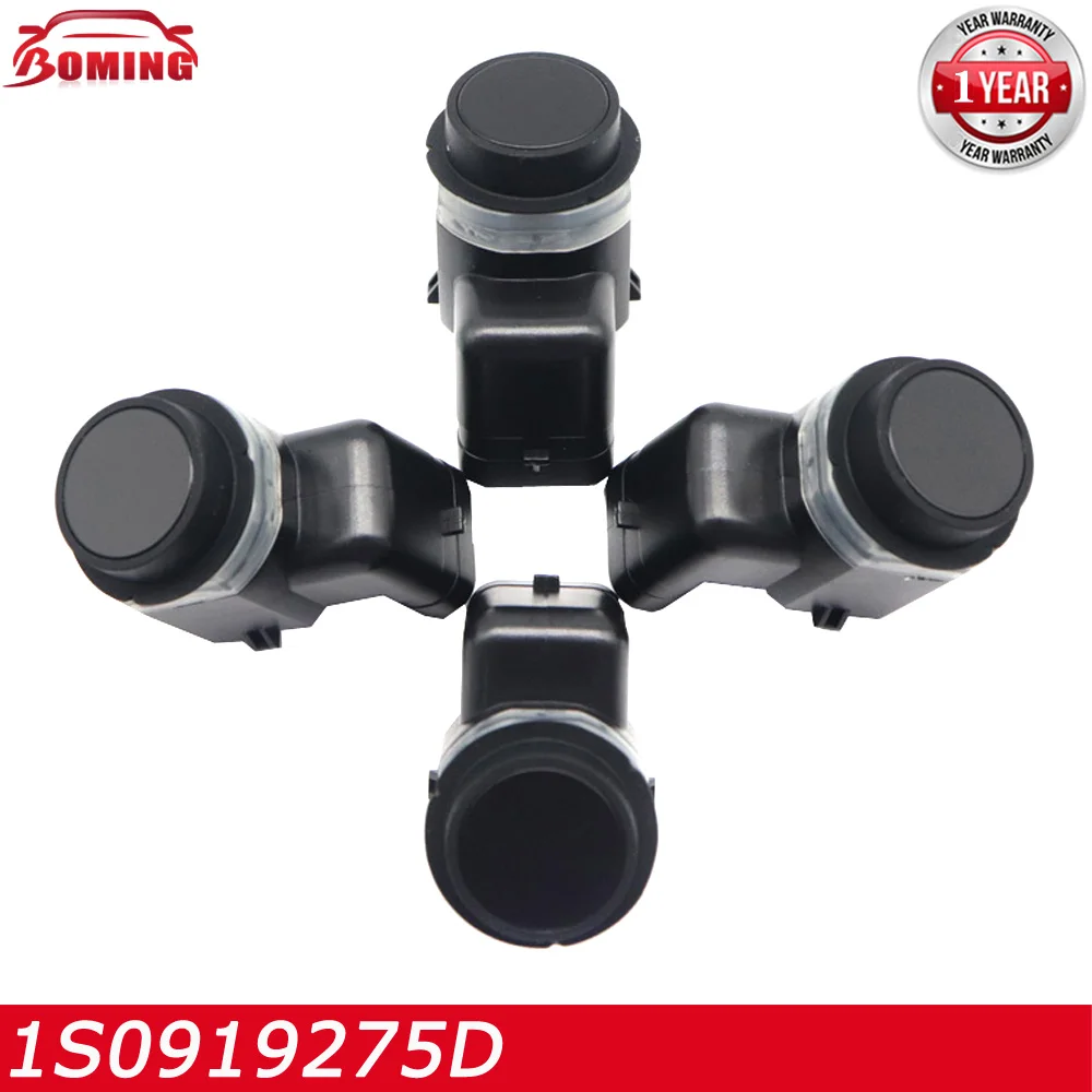 Датчик парковки PDC 1S0919275D для Audi A1 A3 A5 A6 A7 4 шт./партия черный Volkswagen Passat Golf Jetta 1S0919275A