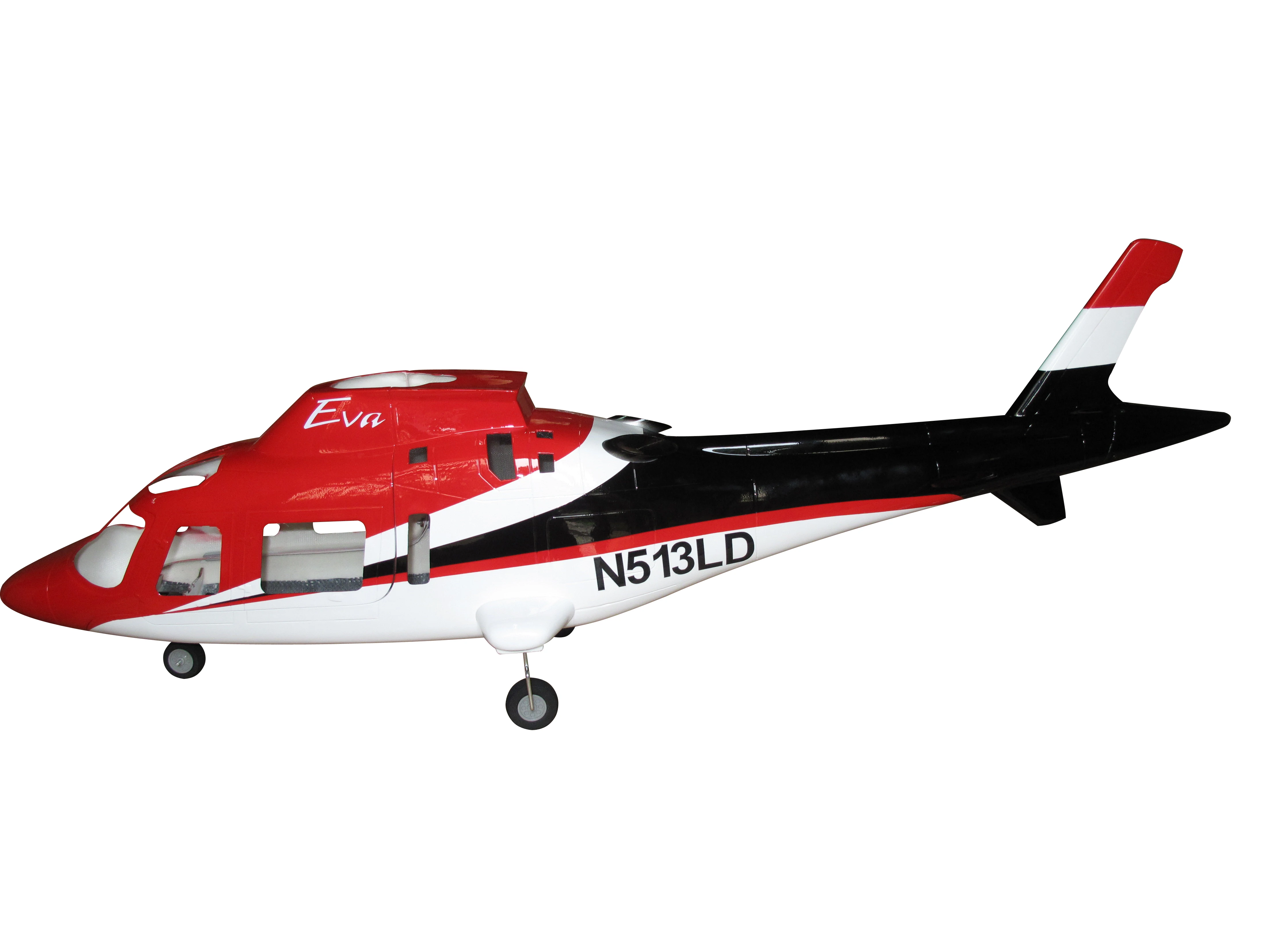 450 größe Fiberglas Rumpf Serie Für A109 A-109 Skala Hubschrauber