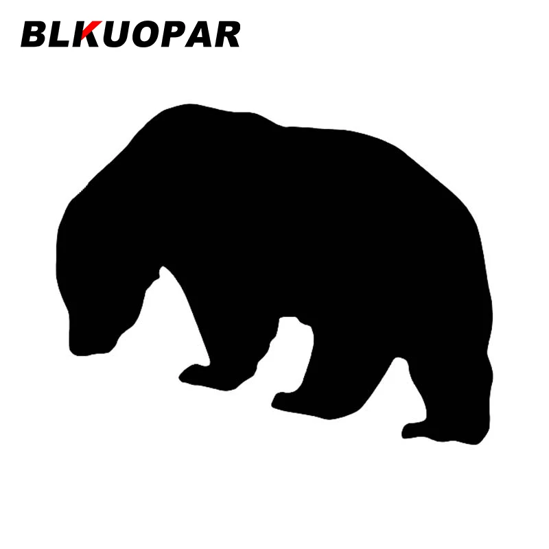 

BLKUOPAR Bear Автомобильная наклейка оригинальная Солнцезащитная устойчивая к царапинам креативная наклейка водонепроницаемое лобовое стекло