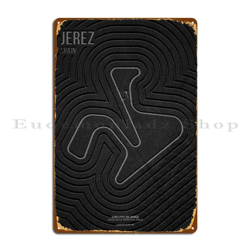 

Gp Jerez Испания металлическая фотонастенная пещера домашний дизайн знак жестяной плакат