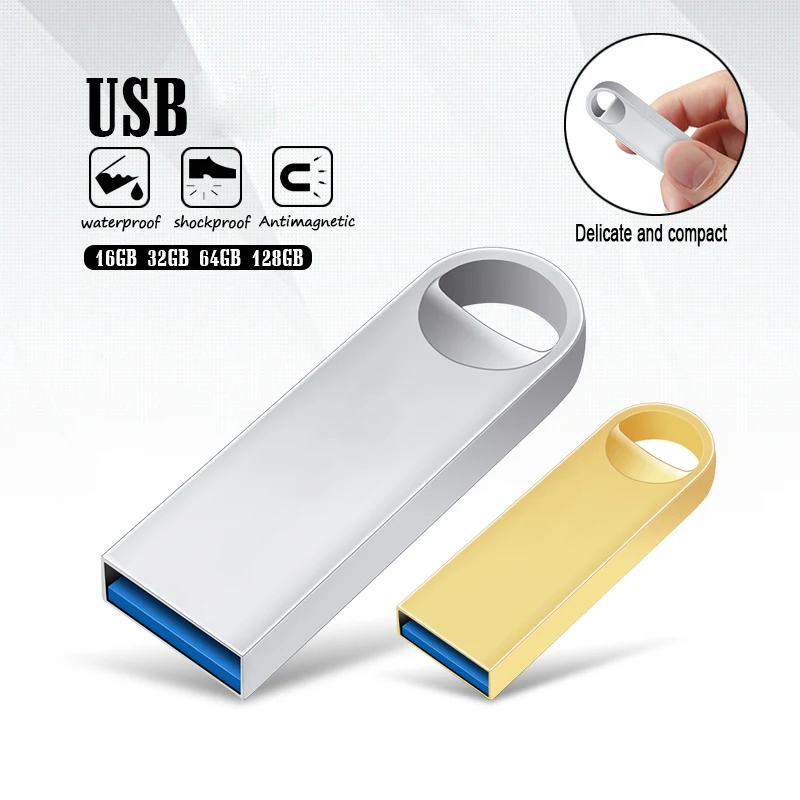 

Металлический Usb флеш-накопитель 128 Гб 64 ГБ 32 ГБ 2,0