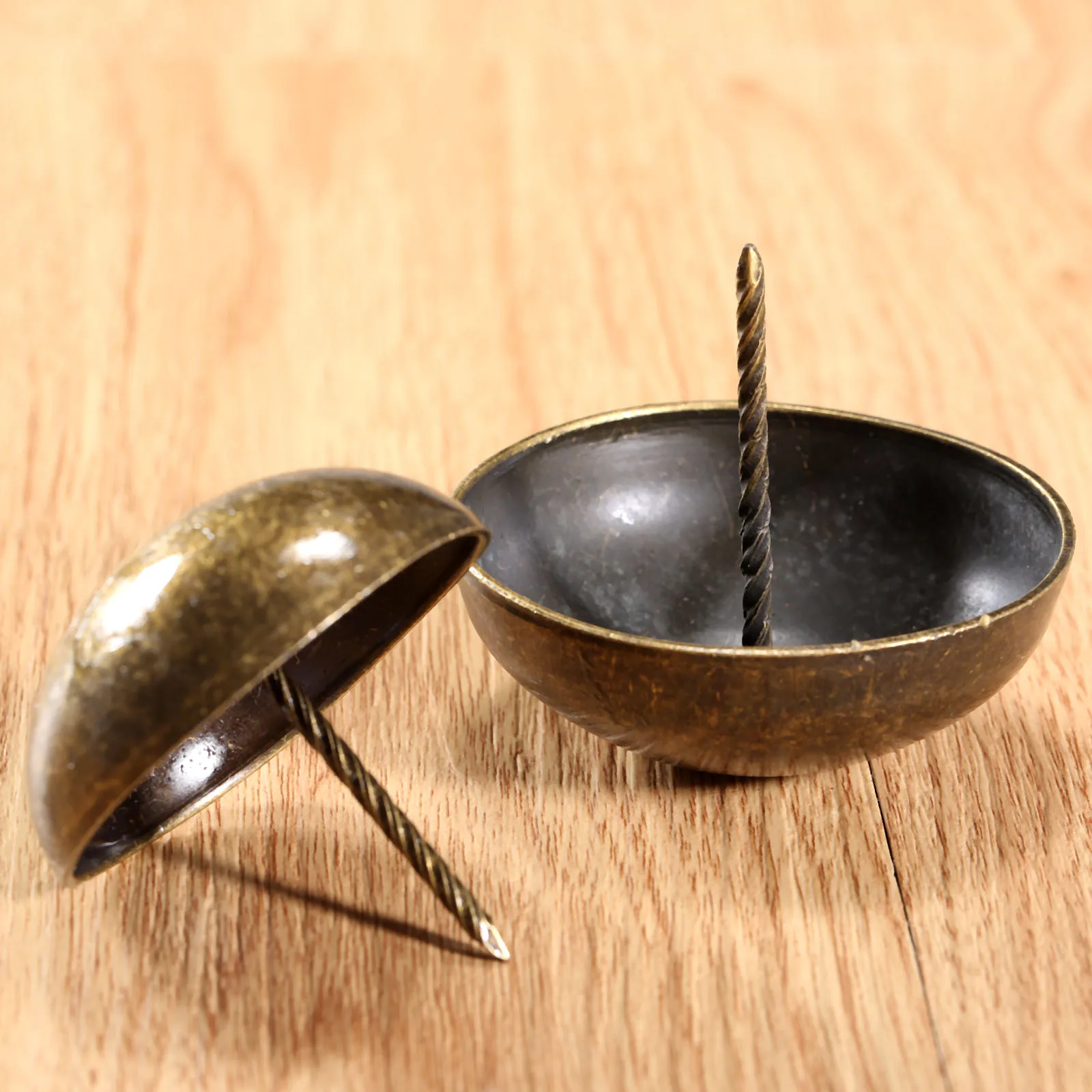 

1pc 5/6cm Screw Thread Upholstery Nail Wooden Box Furniture Decorative Nails Pushpin Doornail