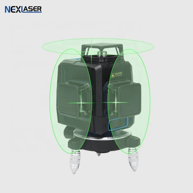 

NEXLASER 12 Lines Green Beam 3D Laser Level Self Leveling 360 Degree Cross Line Laser