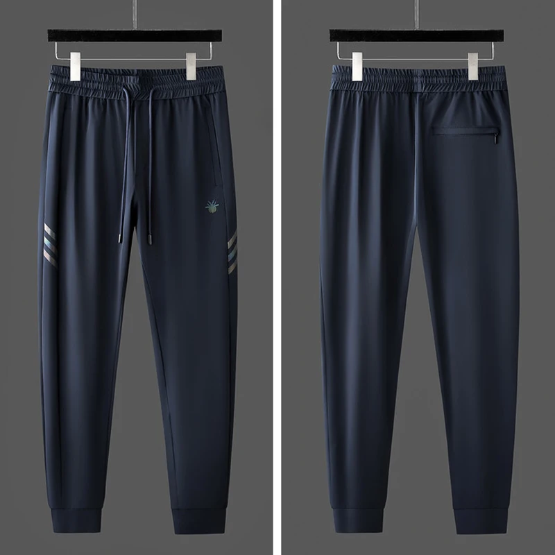 JSBD крутой летний высокоэластичный дышащий шелковистый мужской модный