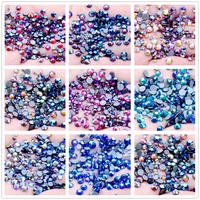 ss6 ss30 multi color crystal ab hot fix rhinestone crystal super glitter strass iron on rhinestones for nail art fabric garment