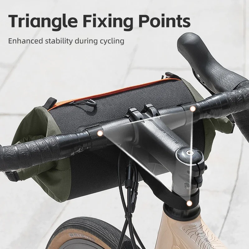 Сумка на руль велосипеда ROCKBROS портативная непромокаемая сумка плечо л для