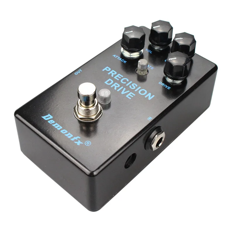 Demonfx Precision Drive High quality Guitar Effect Pedal Wah Overdrive With Noise With True Bypass
