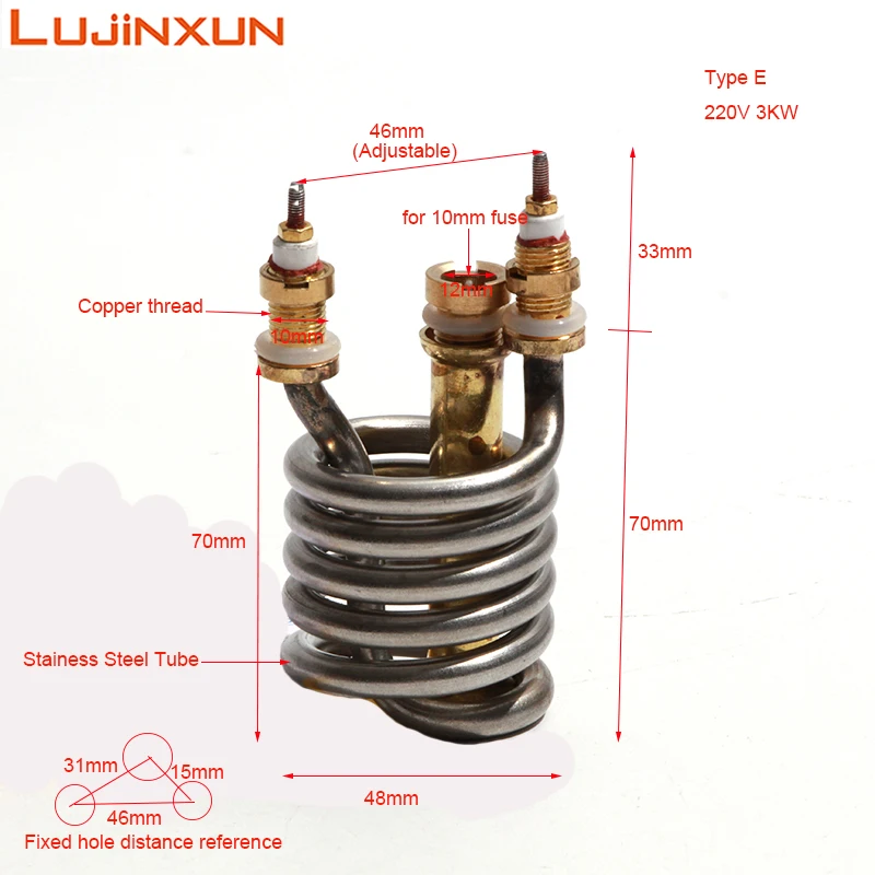 

Нагревательная трубка LUJINXUN для крана 3 кВт 220В
