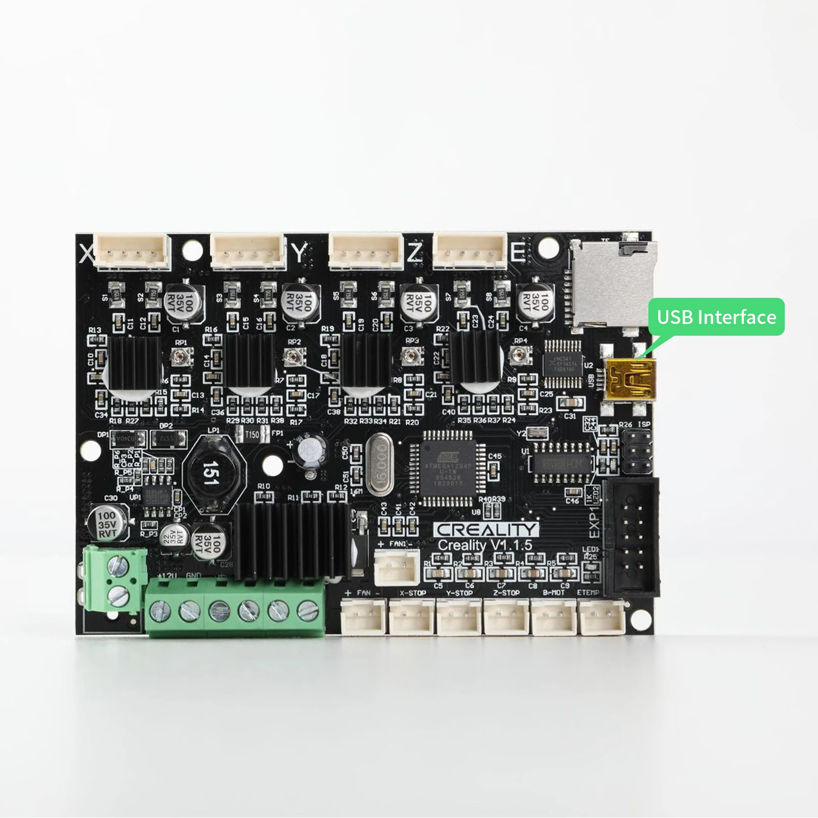 Материнская плата 3D базовая бесшумная материнская V1.1.5 для Creality Ender 3/Ender-3S/CR-10 DIY