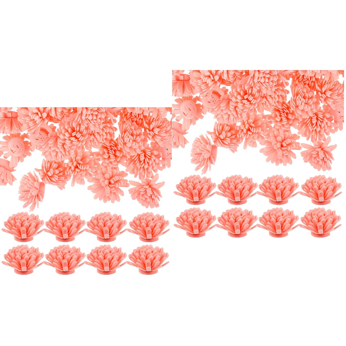 

200 Pcs Aromatherapy Flowers Essential Oil Accessories Diffuser Bedroom Diffusers Home Office Desk Passive Oils Mini Cute