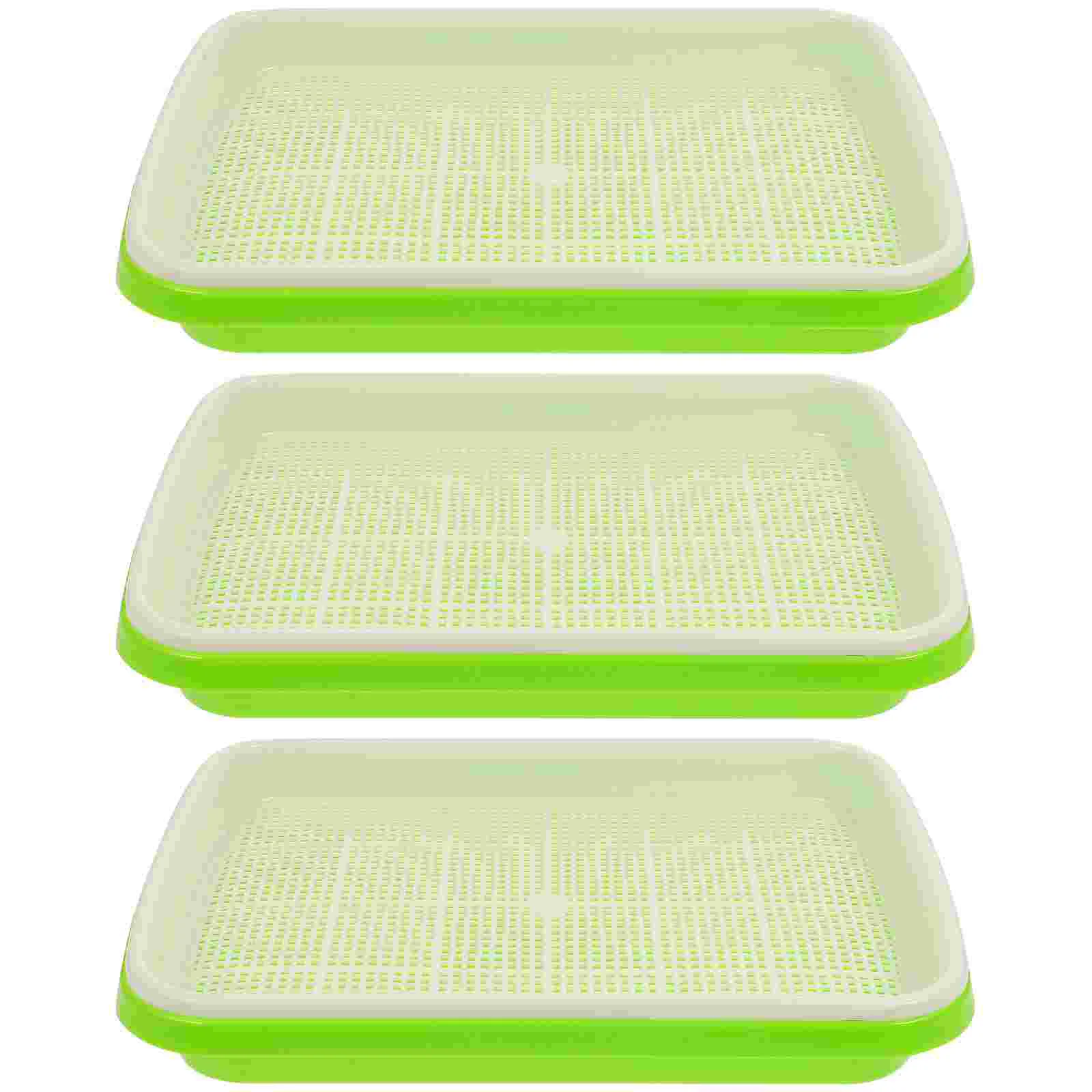 

Planting Pot Box Flat Cut Plant Grow Tray Propagation Tray Germination Starter Box Plant Trays with Holes Growing Cell Cups