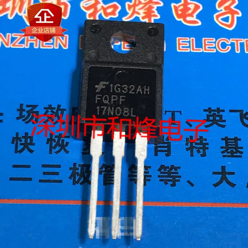 

5 шт.-10 шт. FQPF17N08L TO-220F 80V 11.2A Новый и оригинальный в наличии