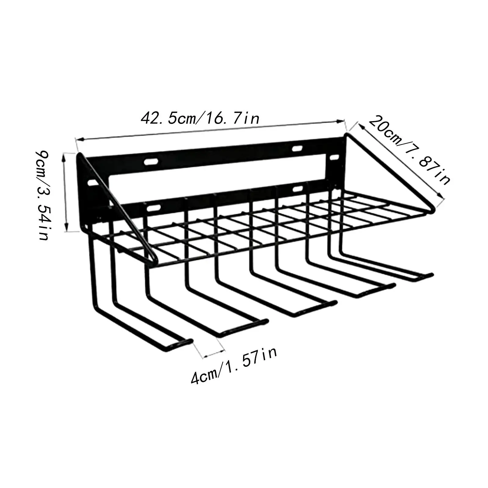 

Electric Drill Storage Rack Wall Mounted Hanging Hammers Screwdriver Shed Drill Holder Garage Tool Organizer for Workshop Garage