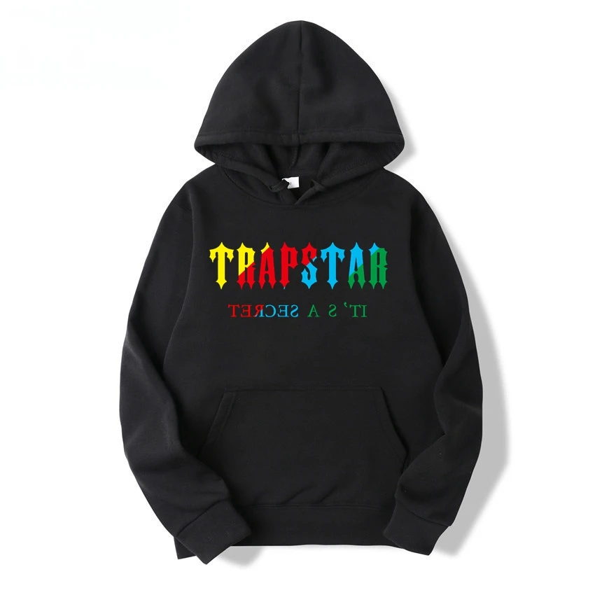 

Trapstar Autumn/White LOGO Printed Men Hoodie Loose Oversized Sweatshirts Fashion Casual Pullover Hoody Autumn Fleece Tracksuit