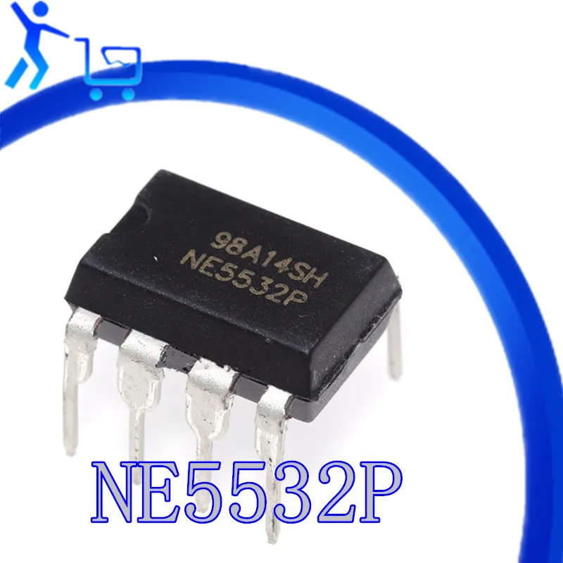 

20PCS NE5532P NE5532 DIP nuevo y Original IC High performance audio frequency operational amplifier/low noise