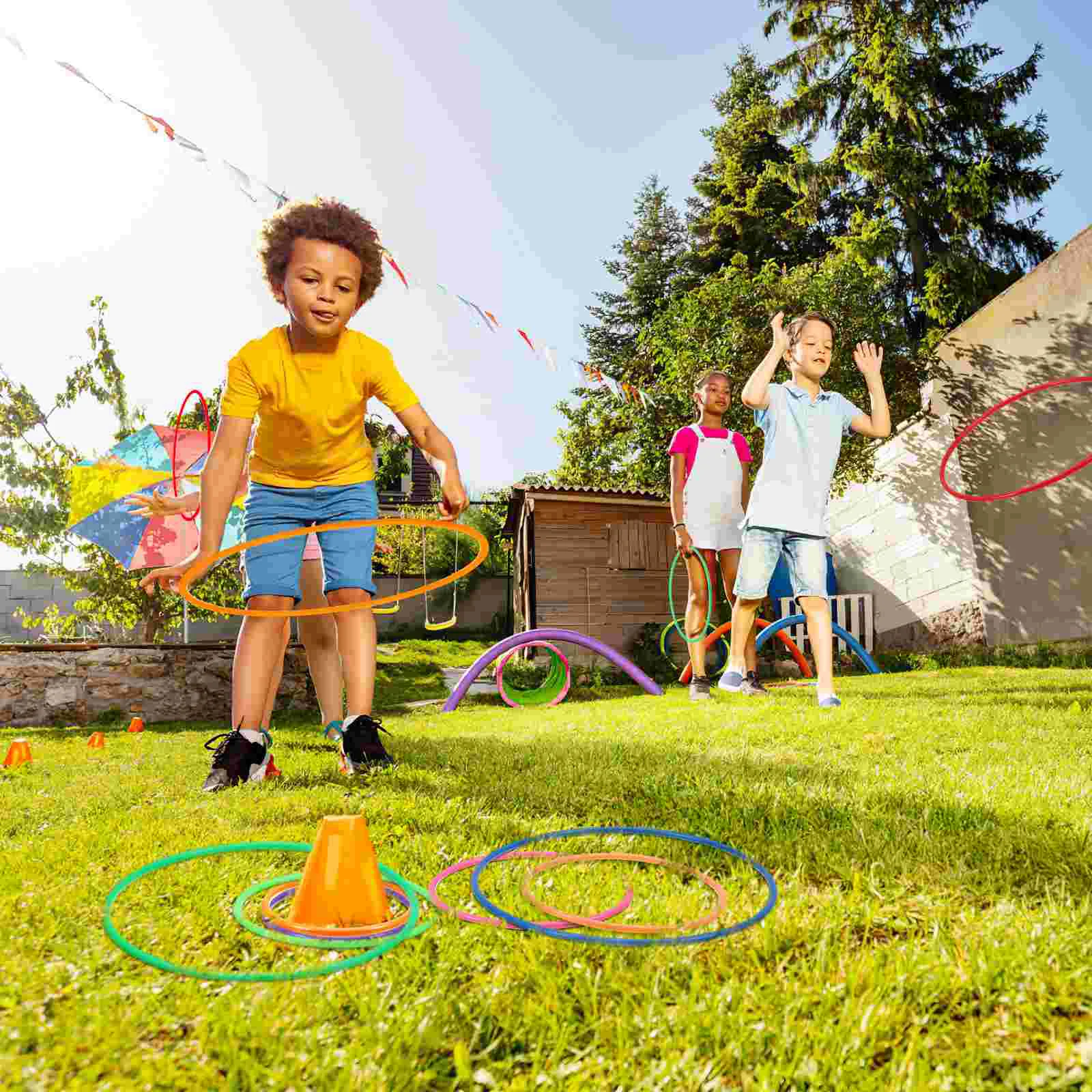 25 шт. кольца для броска с наконечником игрушки бросания на открытом воздухе