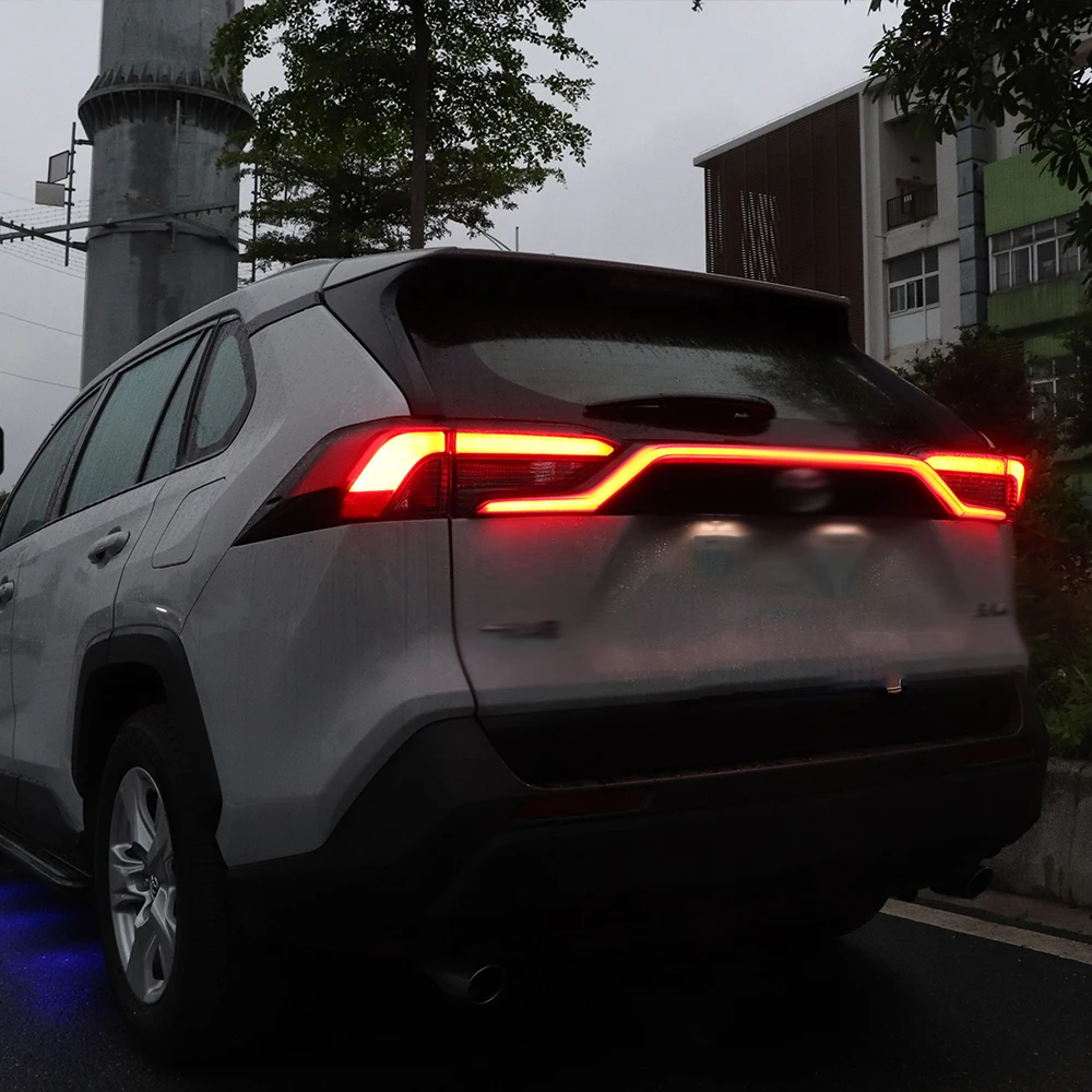 Фото Для Toyota RAV4 2020-2025: Обновленный задний фонарь в сборе, динамический светодиодный, прямой монтаж, аксессуары Plug-and-Play №5