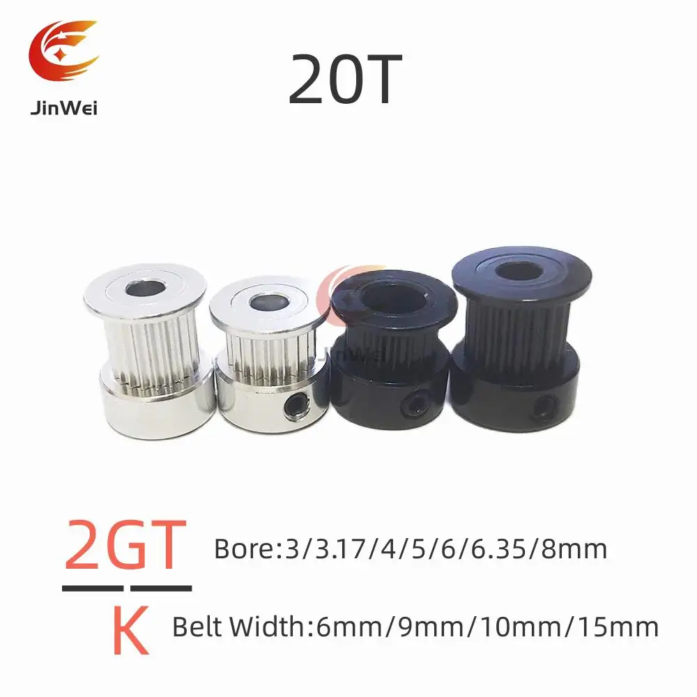 

Шкив ГРМ 2GT 20 зубов 6061 алюминиевый сплав