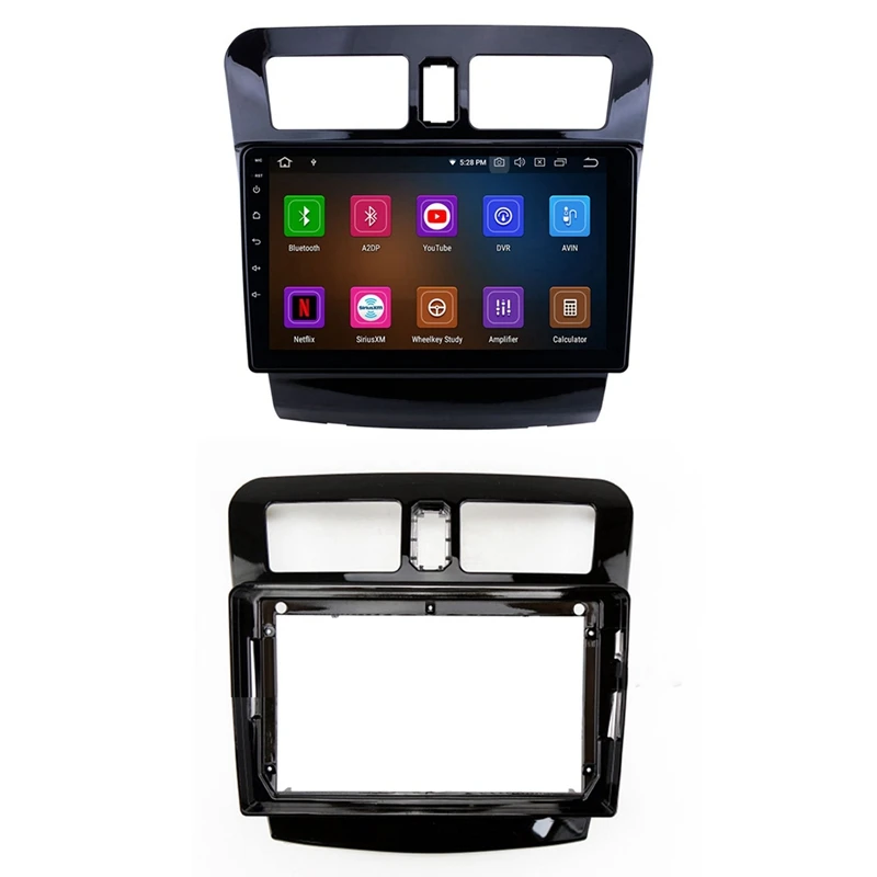 2X 9-дюймовая радиопанель для JAC A13 IEV4 2014-2016 DVD стерео рамка Адаптер Пластина