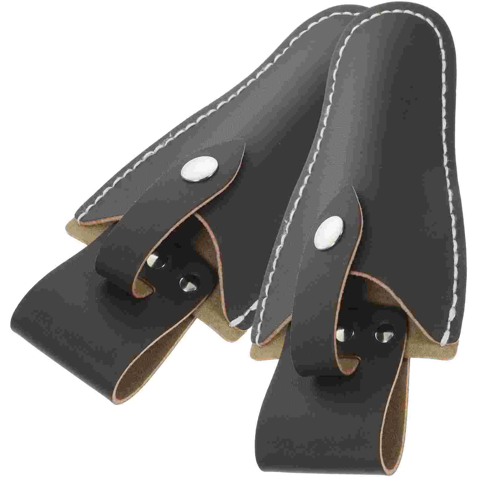 

2 Pcs Pruner Case Hand Holster Pruning Scissor Cover Shears Scabbard Gardening Pu Sheath
