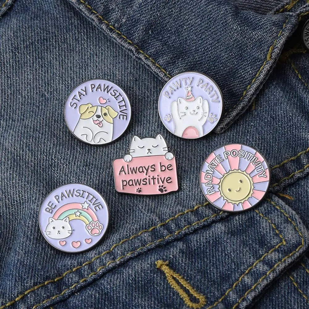 

Gift for Kids Backpack Cat Paw Lapel Pin Collar Brooch Funny Cats Lapel Brooch Cat Brooch Brooches Pin Enamel Pin