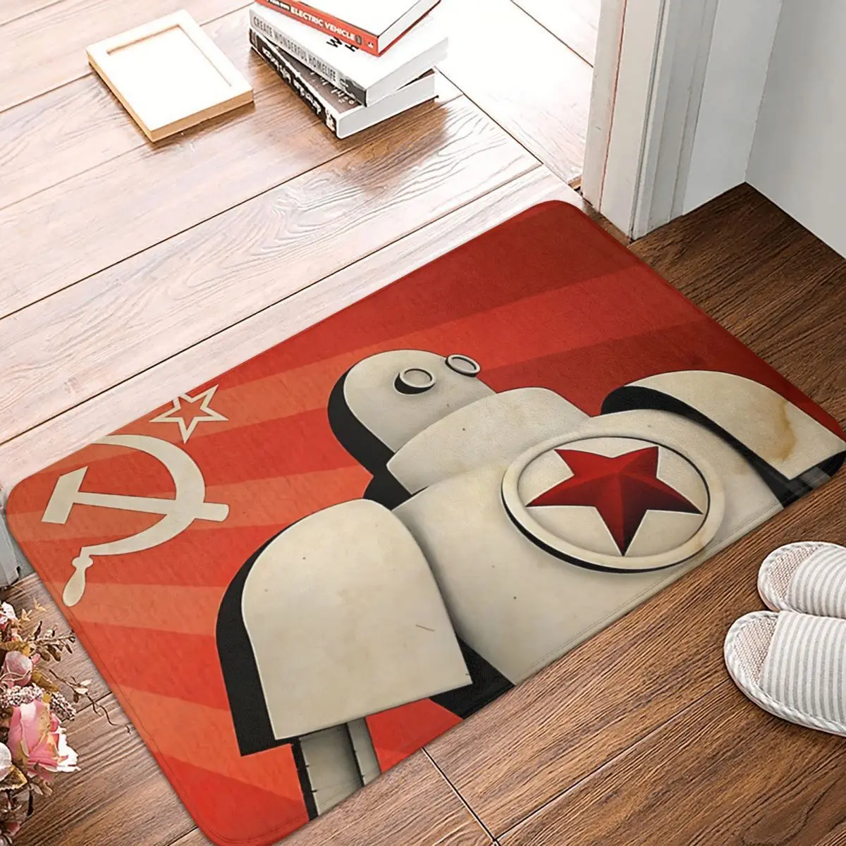 

Russian CCCP Anti-Slip Doormat Bath Mat Comrades Of Steel Floor Carpet Welcome Rug Home Decorative